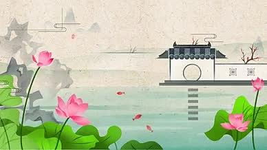 节气海报）中国风手绘立夏节气海报视频的预览图